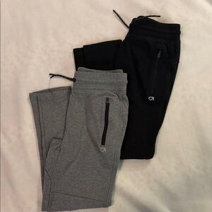 Gap Fit Kids Black and Gray Joggers; XL (12) - EUC